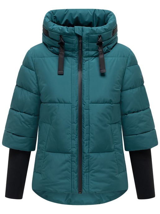 Navahoo Damen Winter Steppjacke Lotusherz XIV – warm, funktional & urban - Image 2