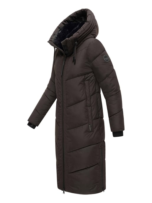 Marikoo Damen Winterjacke Nadaree – lang, warm & mit Kapuze - Image 3