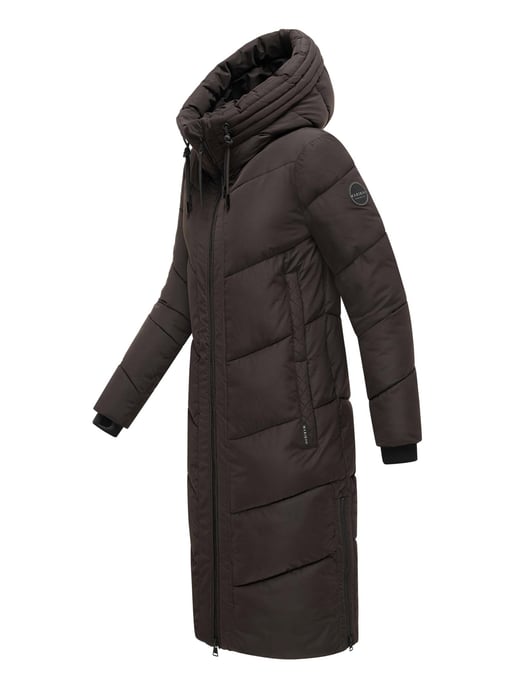 Marikoo Damen Winterjacke Nadaree – lang, warm & mit Kapuze - Image 4