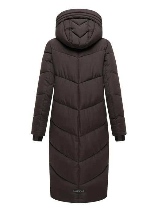 Marikoo Damen Winterjacke Nadaree – lang, warm & mit Kapuze - Image 5