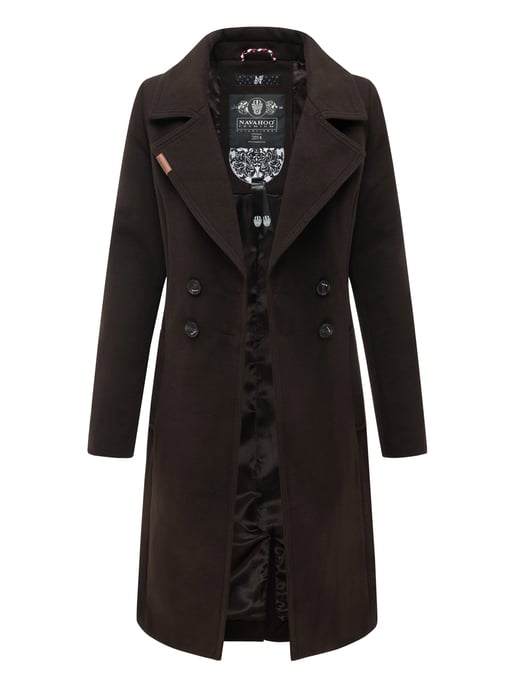 Navahoo Damen Trenchcoat Wooly – Premium Wintermantel mit Eleganter Passform - Image 2