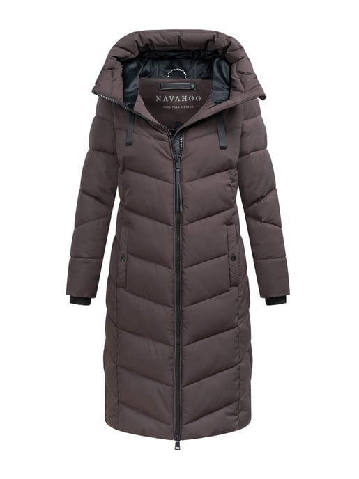 Navahoo Schmatzibär Damen Winter Steppmantel – warm & elegant - Image 1
