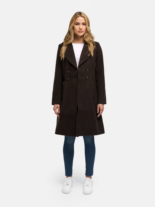 Navahoo Damen Trenchcoat Wooly – Premium Wintermantel mit Eleganter Passform - Image 6