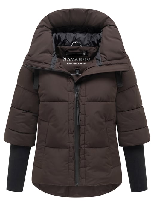 Navahoo Damen Winter Steppjacke Lotusherz XIV – warm, funktional & urban - Image 1