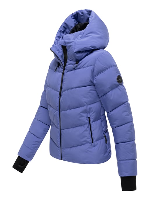 Marikoo Damen Steppjacke Yukanii mit Kapuze & femininer Passform - Image 3
