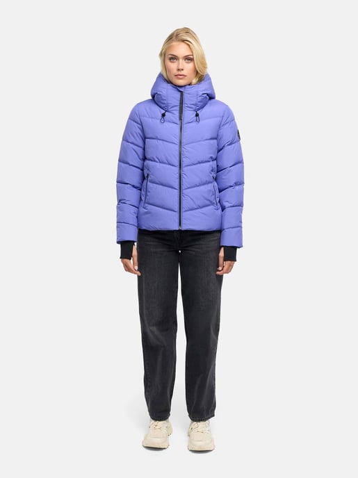 Marikoo Damen Steppjacke Yukanii mit Kapuze & femininer Passform - Image 6