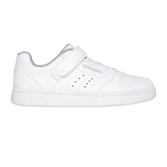 Skechers - "Q Street" Sneaker für Kinder, Leder (Weiß) - Image 1