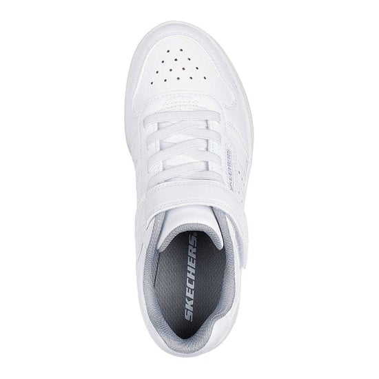 Skechers - "Q Street" Sneaker für Kinder, Leder (Weiß) - Image 3