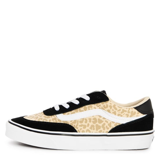 Vans - "Brooklyn" Sneaker für Kinder, Canvas, Plattform-Absatz (Schwarz/Leopard) - Image 2