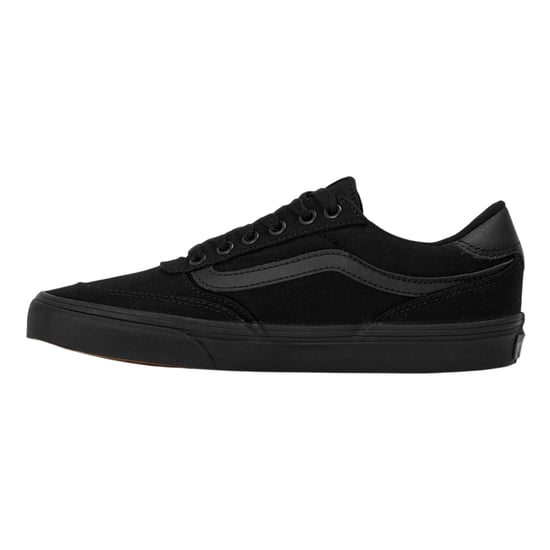 Vans - "Brooklyn" Schuhe für Damen, Wildleder-Besatz (Schwarz/Schwarz/Weiß) - Image 2