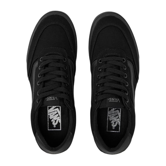 Vans - "Brooklyn" Schuhe für Damen, Wildleder-Besatz (Schwarz/Schwarz/Weiß) - Image 3