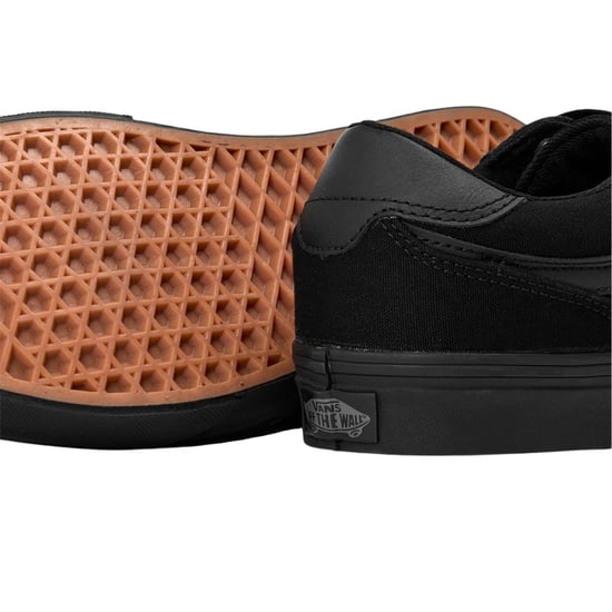 Vans - "Brooklyn" Schuhe für Damen, Wildleder-Besatz (Schwarz/Schwarz/Weiß) - Image 4