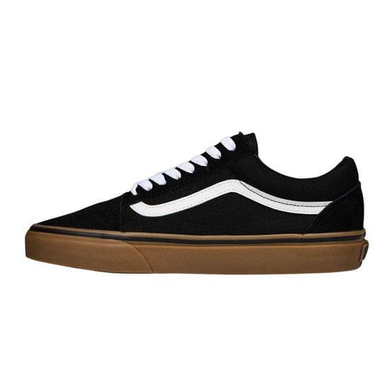 Vans - "Old Skool" Sneaker für Herren, Canvas (Schwarz/Gummi Rosa) - Image 3