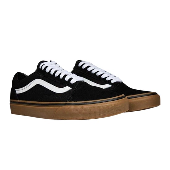 Vans - "Old Skool" Sneaker für Herren, Canvas (Schwarz/Gummi Rosa) - Image 4