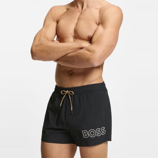 Maillot de bain Hugo Boss Pour Homme en Noir - Image 4