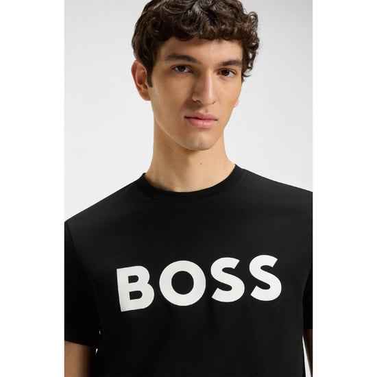 Boss Logo T-Shirt mit kurzen Ärmeln - Image 5