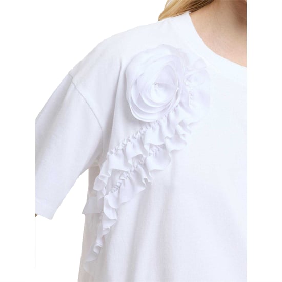 French Connection - T-Shirt für Damen, Krepp (Weiß) - Image 4