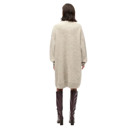 Superdry - Strickkleid für Damen, Rollkragen, Jerseyware (Hellgrau) - Image 3