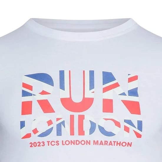 New Balance - "London Edition" T-Shirt für Damen, Laufen (Weiß) - Image 3