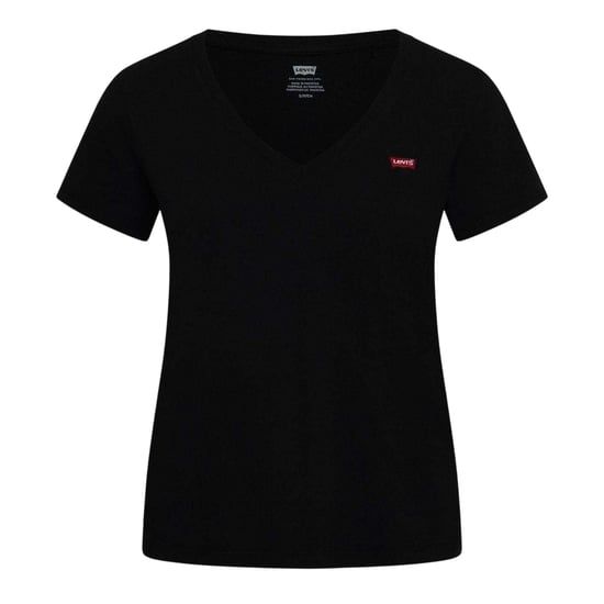Levis - T-Shirt für Damen, V-Ausschnitt, Slub (Anthrazit) - Image 2