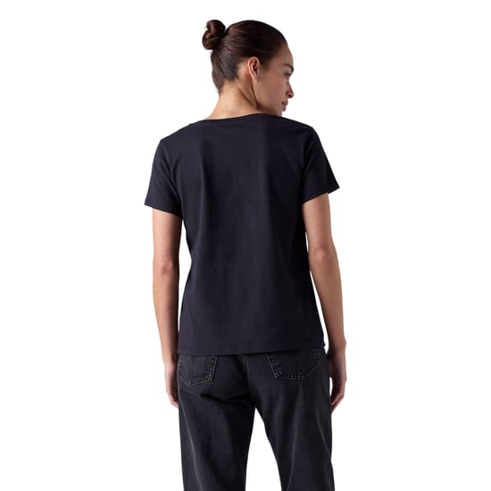 Levis - T-Shirt für Damen, V-Ausschnitt, Slub (Anthrazit) - Image 4