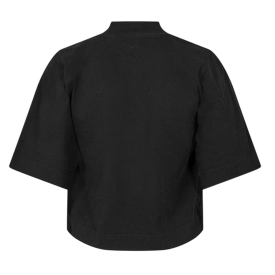 Palm Angels - kurzes T-Shirt für Damen, Stoff Milano (Schwarz/Weiß) - Image 2