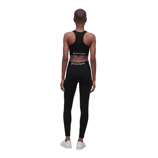 Palm Angels - Kurzes Top für Damen, mit Trägern, Sport (Schwarz/Weiß) - Image 3