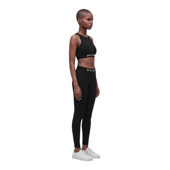 Palm Angels - Kurzes Top für Damen, mit Trägern, Sport (Schwarz/Weiß) - Image 5