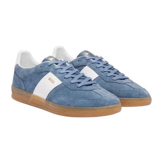 Boss - "Brandon" Sneaker für Herren, Wildleder (Königsblau) - Image 5