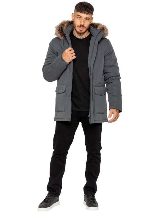 Kruze | Herren Wattierte Parkajacke - Image 2