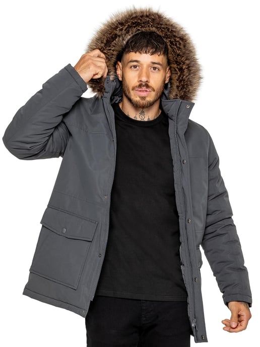 Kruze | Herren Wattierte Parkajacke - Image 5