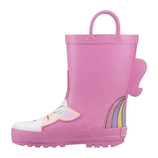 Cotswold - "Puddle" Einhorn Gummistiefel für Kinder (Pink) - Image 3