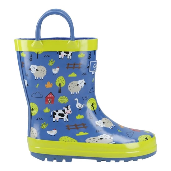 Cotswold - "Puddle" Nutztiere Gummistiefel für Kinder (Bunt) - Image 1