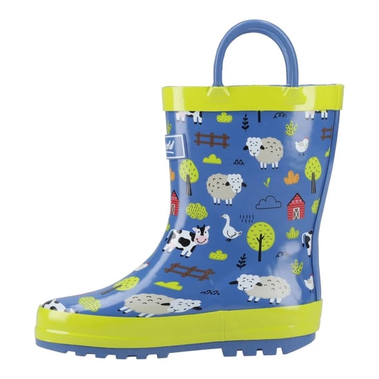 Cotswold - "Puddle" Nutztiere Gummistiefel für Kinder (Bunt) - Image 3
