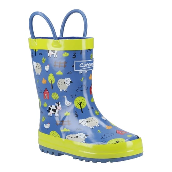 Cotswold - "Puddle" Nutztiere Gummistiefel für Kinder (Bunt) - Image 5