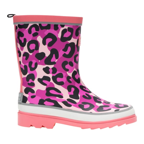 Regatta - "Mudplay III" Leo-Muster Gummistiefel für Kinder (Pink Lemonade) - Image 1