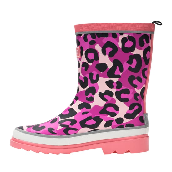 Regatta - "Mudplay III" Leo-Muster Gummistiefel für Kinder (Pink Lemonade) - Image 3