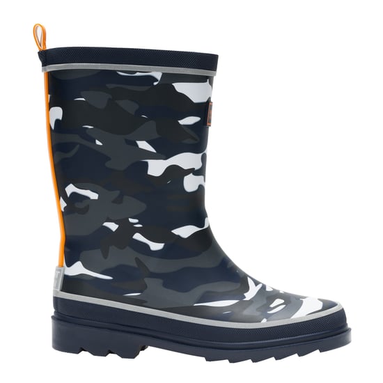 Regatta - "Foxfire" Tarnmuster Gummistiefel für Kinder (Schwarz) - Image 1