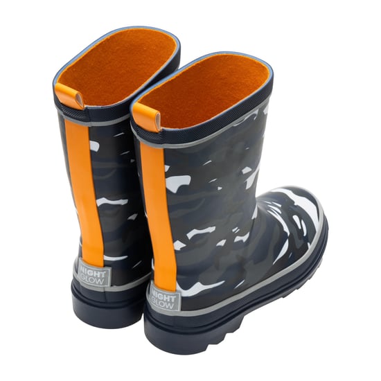 Regatta - "Foxfire" Tarnmuster Gummistiefel für Kinder (Schwarz) - Image 2