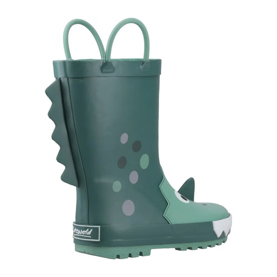 Cotswold - Dinosaurier Gummistiefel für Kinder (Grün) - Image 2