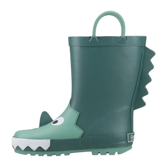 Cotswold - Dinosaurier Gummistiefel für Kinder (Grün) - Image 3