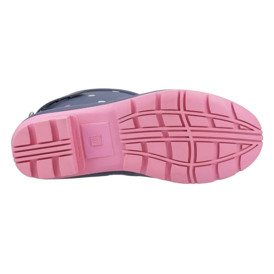 Cotswold - "Clarence" Gepunktet Gummistiefel für Damen, Knöchelhoch (Marine/Pink) - Image 4