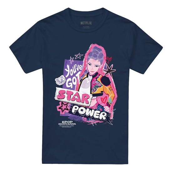 K-Pop Demon Hunters - T-Shirt für Herren/Damen Unisex (Marine) - Image 1