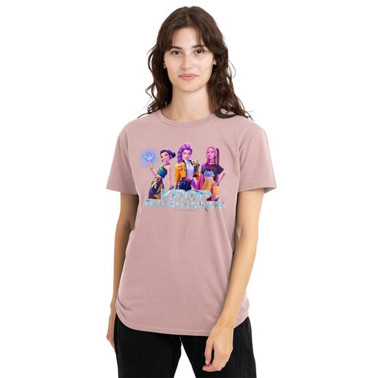 K-Pop Demon Hunters - "Huntrix" T-Shirt für Damen (Blassrosa) - Image 4