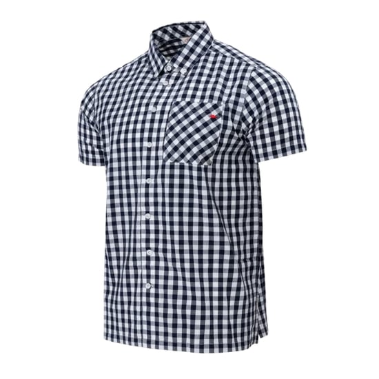 Lee Cooper - Hemd für Herren, kurzärmlig (Marine/Weiß) - Image 3