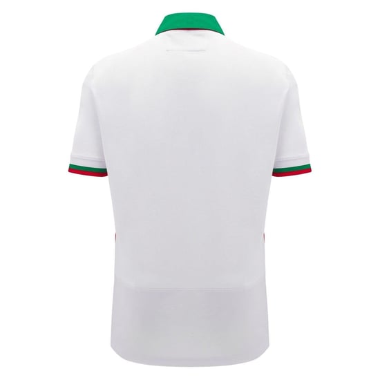 Macron - "24/25" Rugby-Shirt für Herren, Welsh Rugby Union (Weiß/Grün) - Image 2
