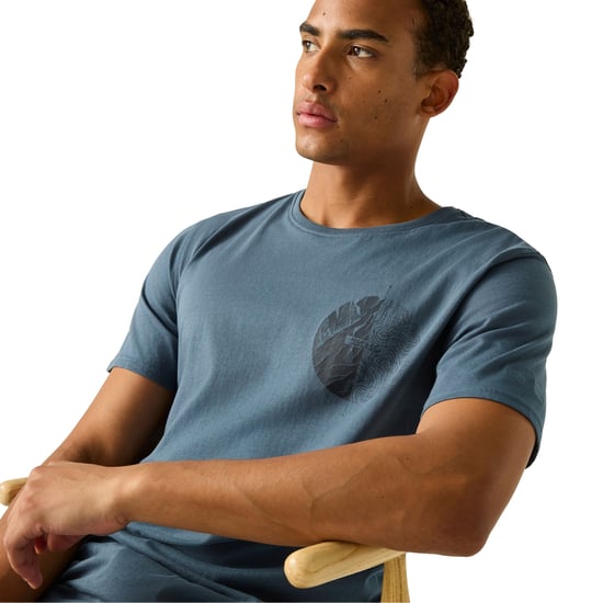Regatta - "Cline IX" T-Shirt für Herren (Grau) - Image 4