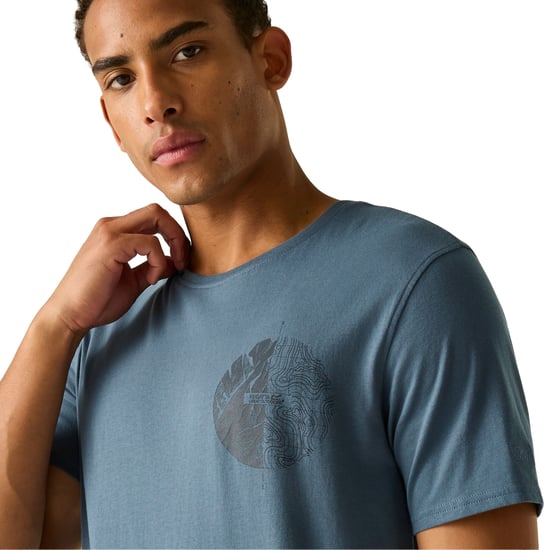 Regatta - "Cline IX" T-Shirt für Herren (Grau) - Image 5