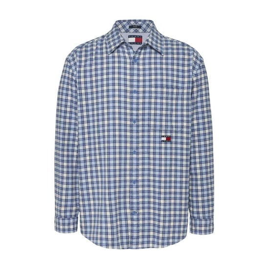 Tommy Jeans - Hemd für Herren, Tasche, Flanell (Blau) - Image 2