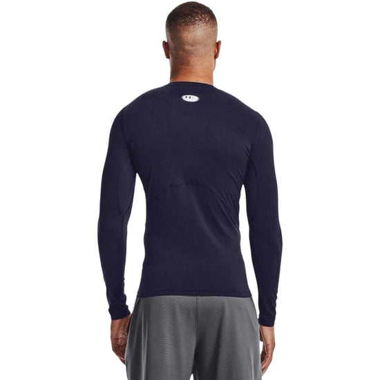Under Armour - Base Layer Oberteil für Herren, HeatGear (Marine/Weiß) - Image 3